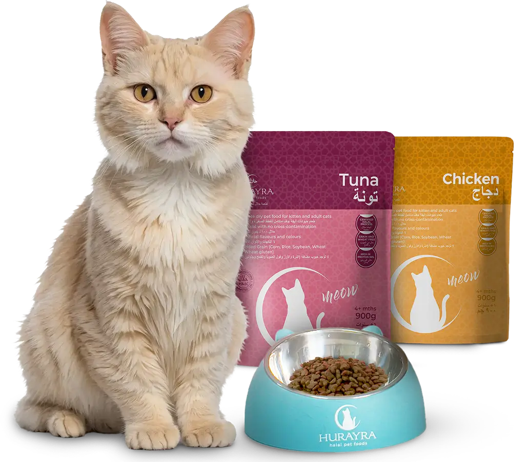 Halal-certified grain-free cat food