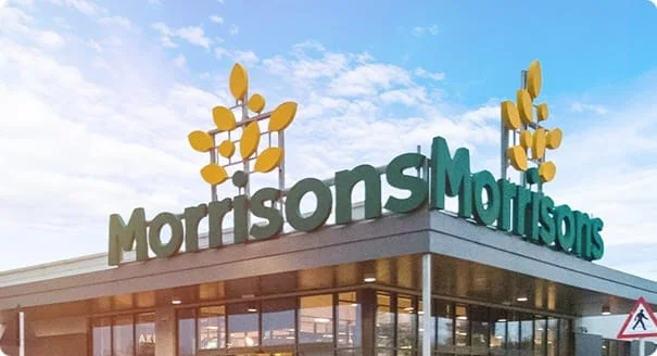 A Morrisons supermarket storefront
