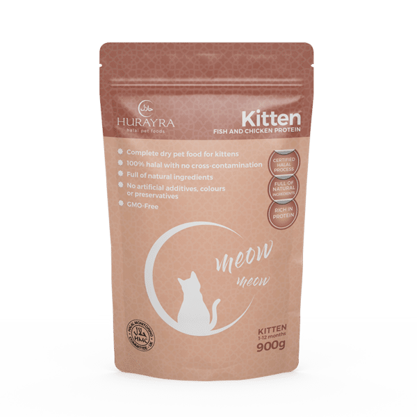 Halal Kitten Cat Food by Hurayra Pet Foods 100 Halal Cat Food