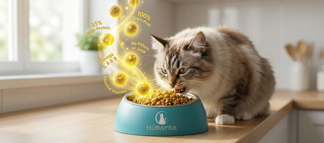 Hurayra Cat Food Ingredients: Healthy, Halal, Grain-Free Nutrition