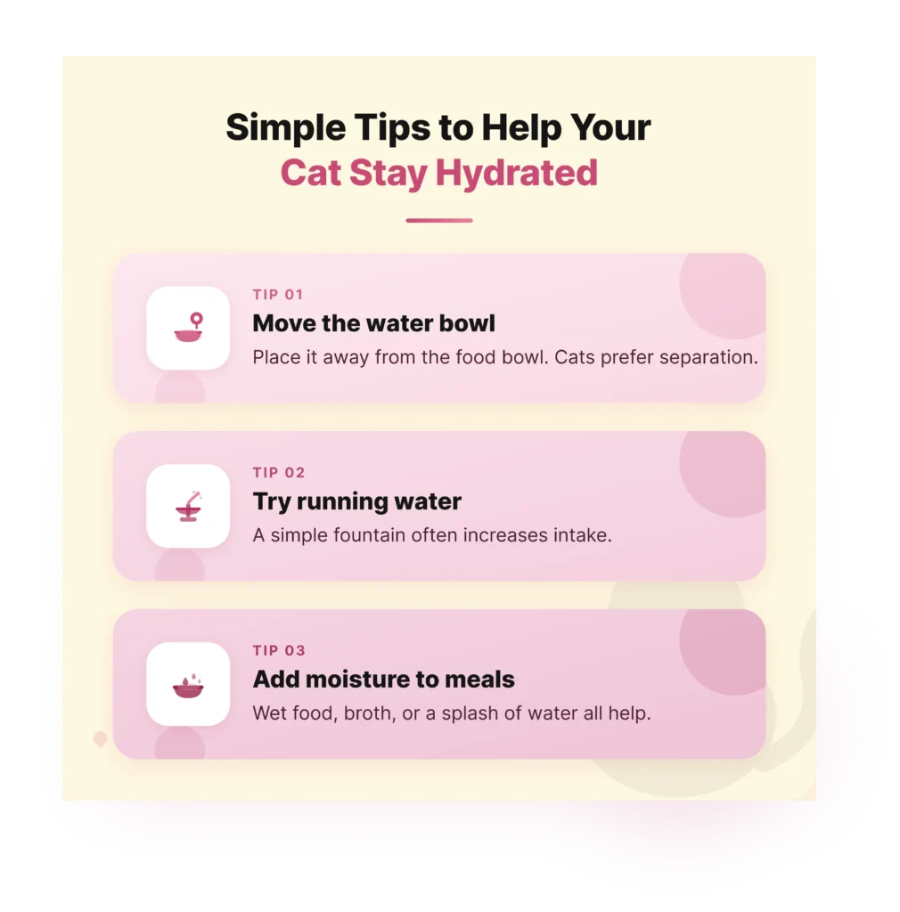 Simple Tips to Help Your Cat Stay Hydrated