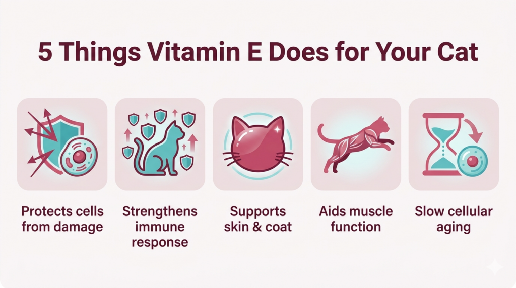 vitamin E cats antioxidant