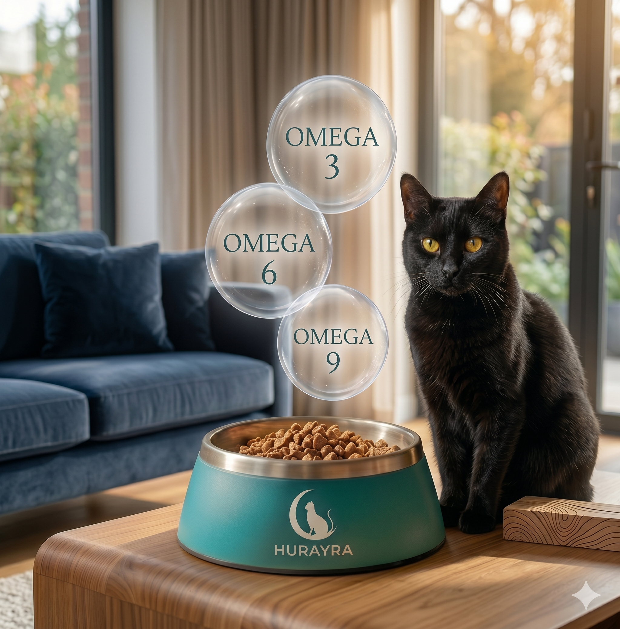 omega in dry cat food