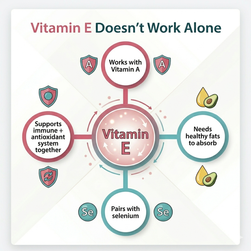 vitamin e doesnt work alone