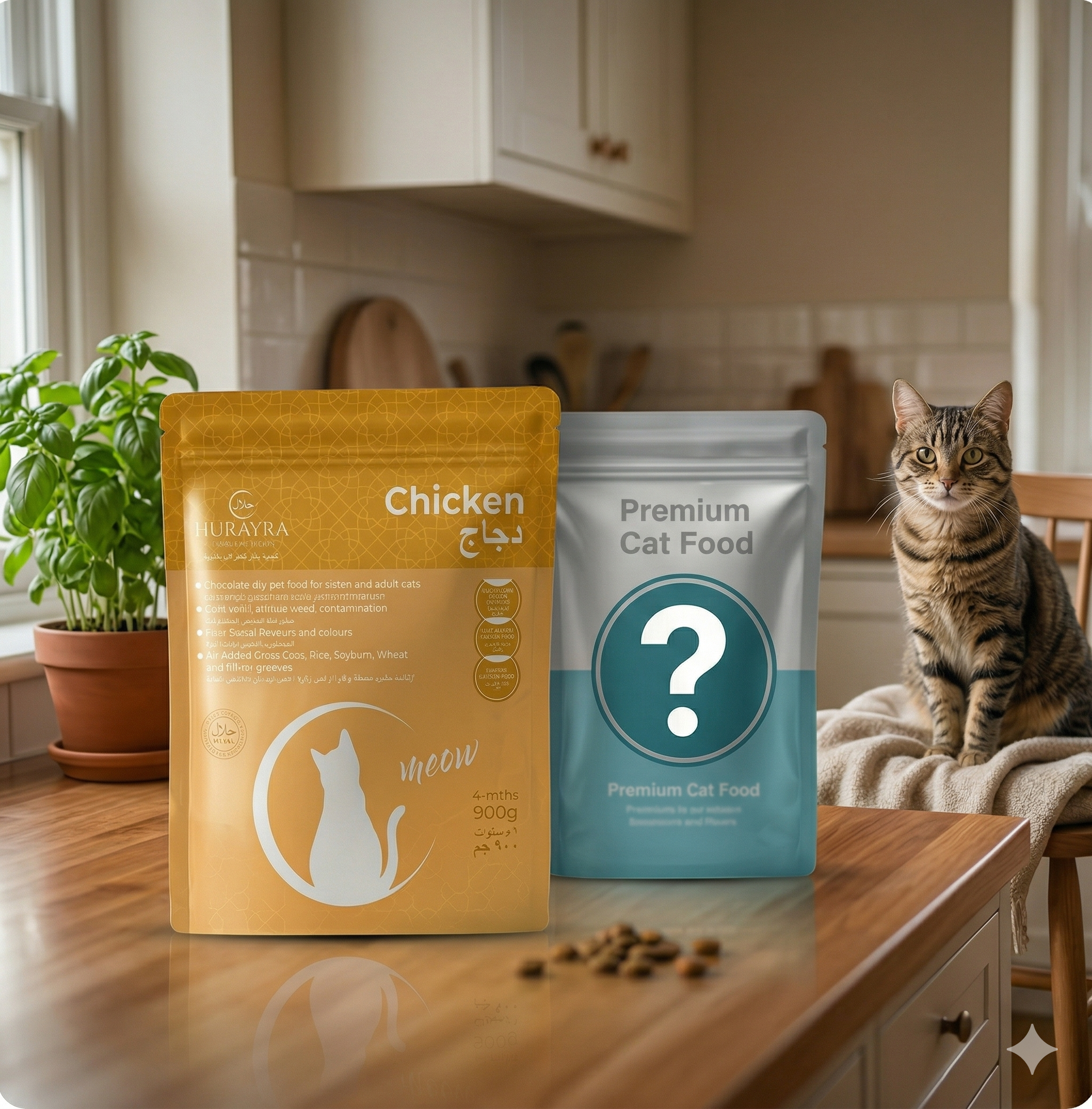 hurayra vs tiana cat food