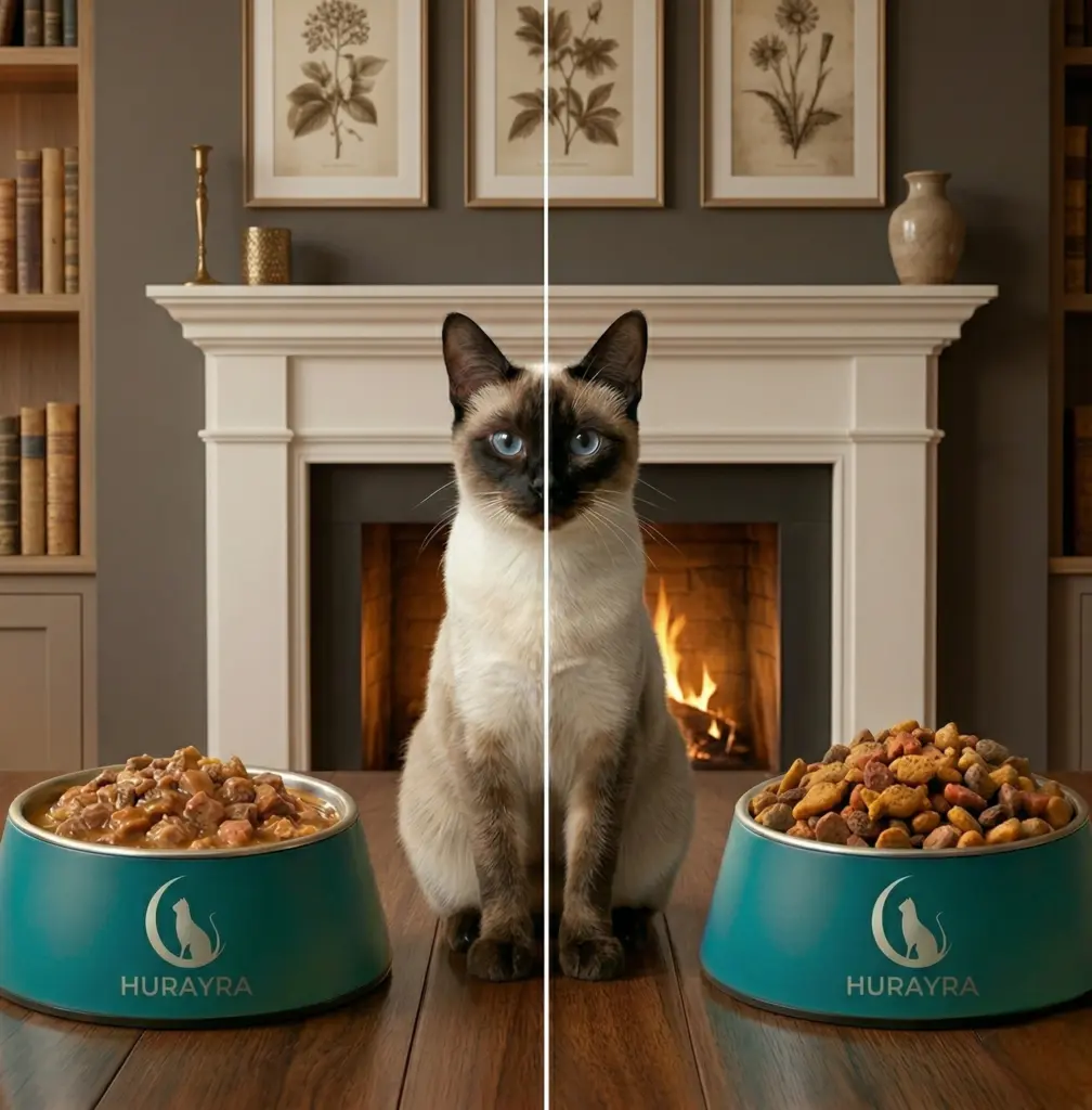 cat food wet vs Dry